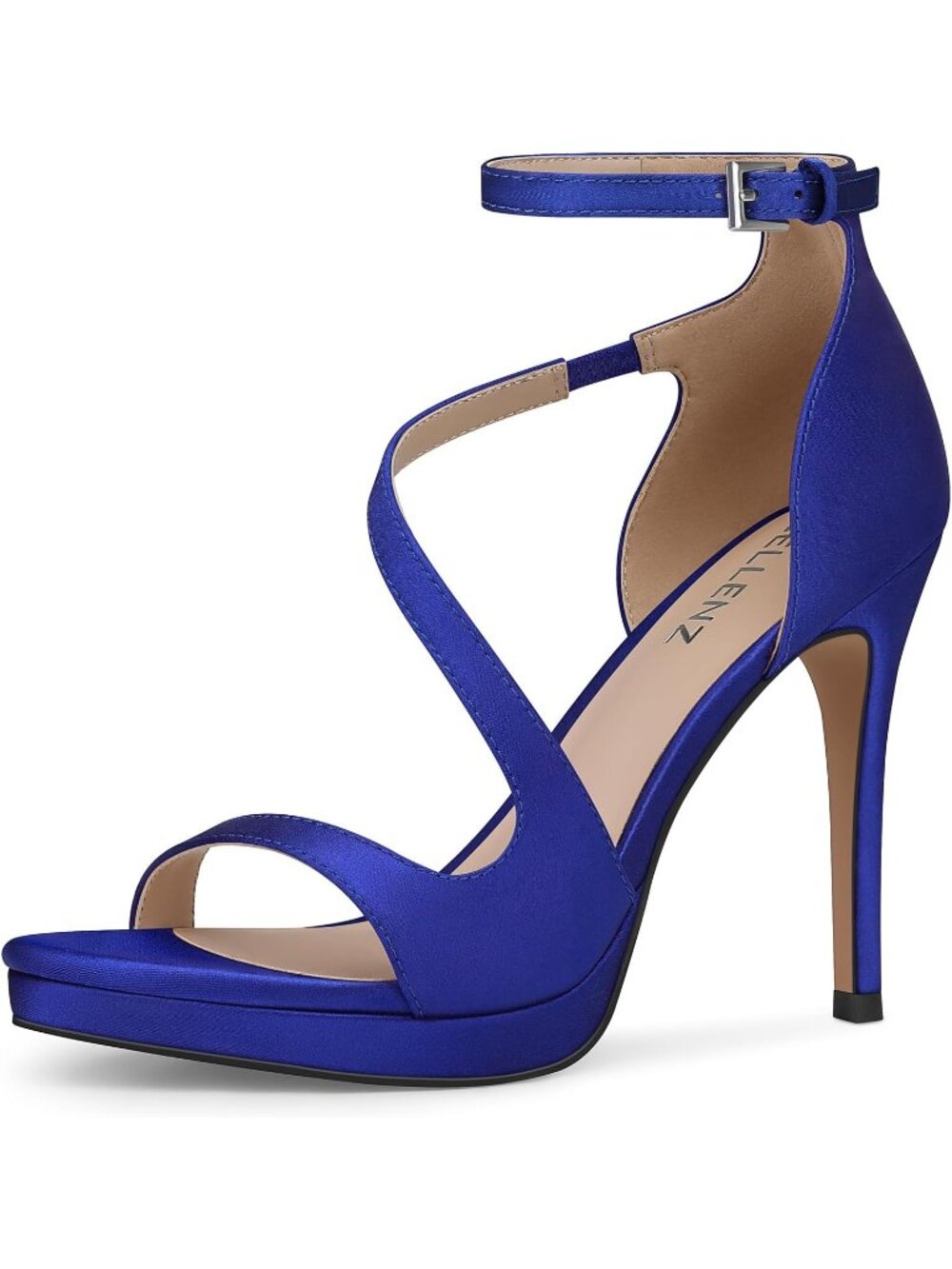 Women's Blue Comfortable Stylish Birthday Night out Wedding 4.3 Inch Sexy Heel